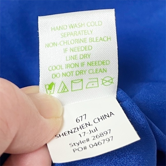 Lilly Pulitzer NWT Achelle Dress XXS True Blue Mystical Knotty Lace beaded new - Picture 12 of 14